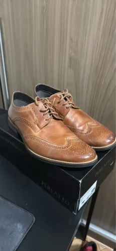 Sapato Perlatto Oxford Brogue 41 couro