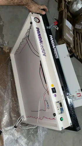 Mesa de Gravação Serigrafia Led UV Com Tampo de Pressão e timer