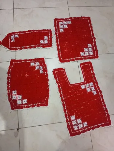 Jogo de tapete banheiro 