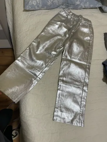 calça infantil, prata da zara