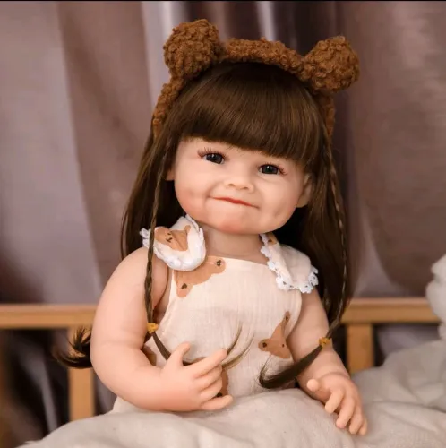 Bebê Reborn Realista Linda, 100%silicone, pode dar banho.