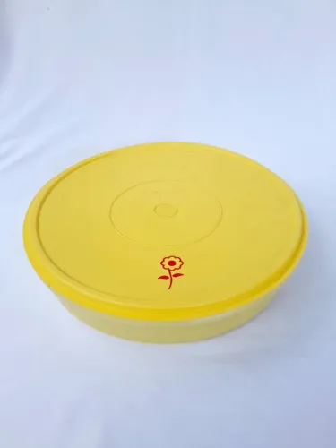 Pote Floral Tupperware