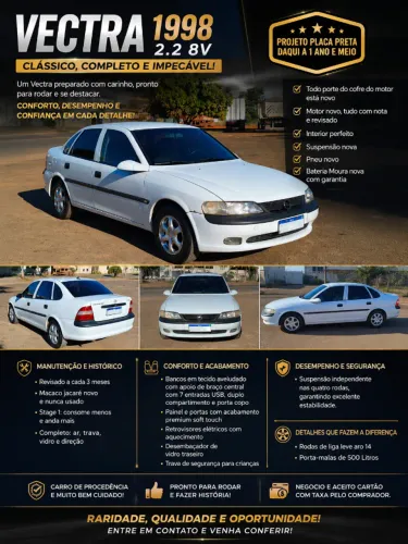 Chevrolet Vectra GL 2.2 / 2.0 MPFI 1999