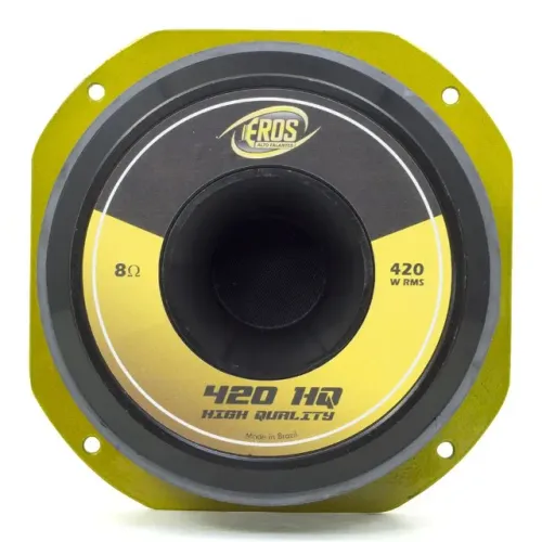 NA CAIXA Eros E 420Hq 8" 420w 8 Ohms Médio Grave