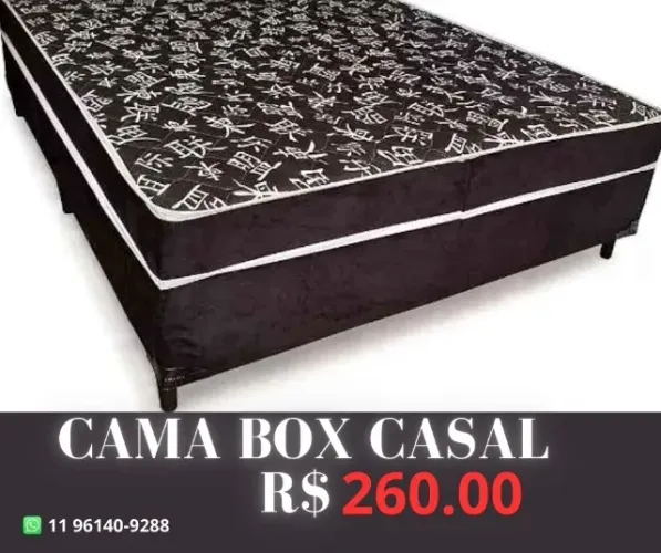 Cama box casal