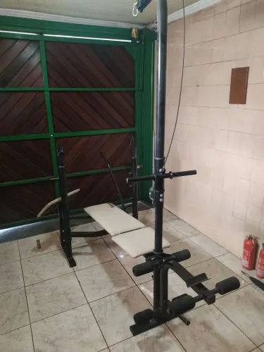 Estação de treino banco de supino polimet 3300 pro