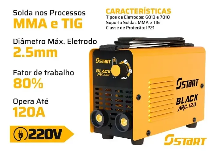 Máquina de Solda Start Eletrodo Start