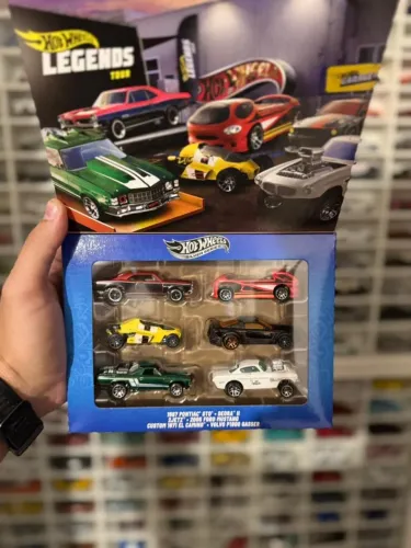 Hot Wheels Silver Series - Pack com 6 Miniaturas