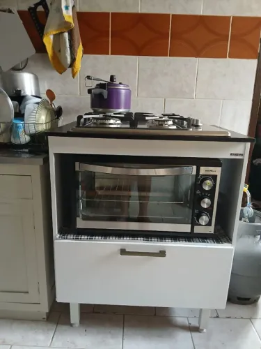 Fogão Cooktop com bancada