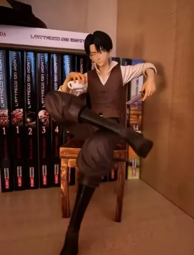 Action Levi Ackerman Attack on Titan Raro Bandai