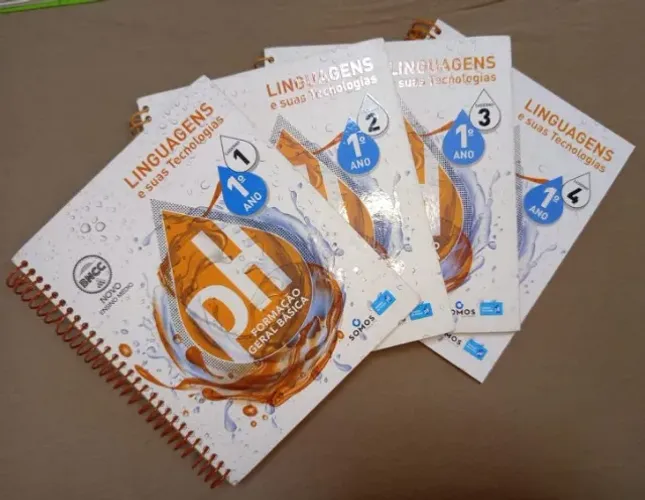 Livros PH 1 ano E.M - Cadernos 1,2,3 e 4 completos + Intinerário Informativo