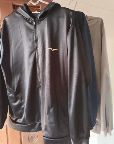 Jaqueta Blusa Jogger Masculina com Capuz Para Frio Com Refletivo