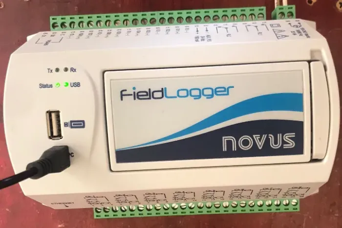 Novus FieldLogger Ethernet USB 512k - Testado