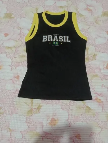 Camiseta regata feminina p