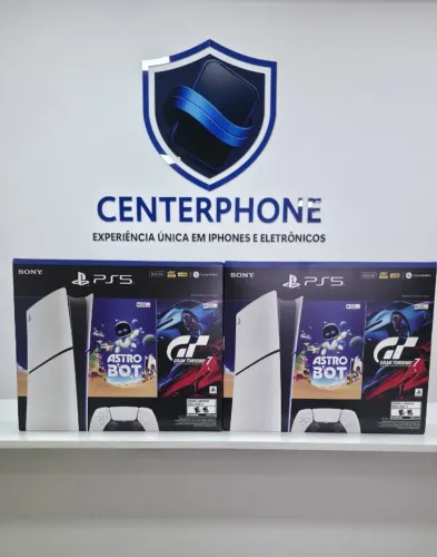 PlayStation 5 Slim Digital Edition + Astro Bot + Gran Turismo 7 Original Sony Novo Lacrado