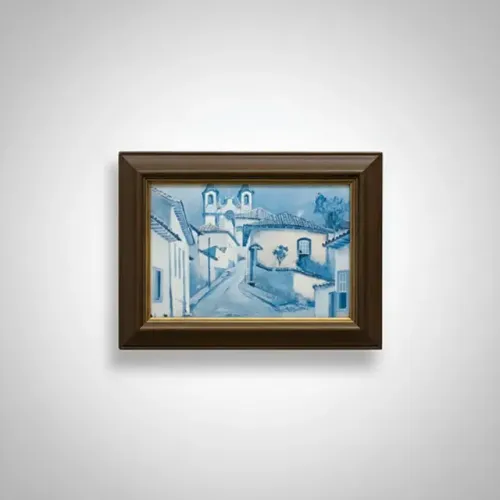 Quadro decorativo - figura de Ouro Preto - MG