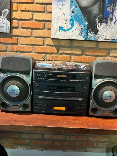 Mini System Samsung - Caixas Gradiente