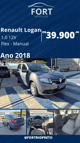 Renault Logan Expression Flex 1.0 12V 4P 2018