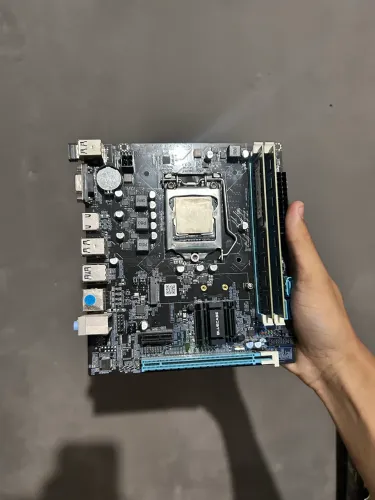 Kit Placa-Mãe B75 + Intel Core i5 2500 + 16GB RAM + espelho