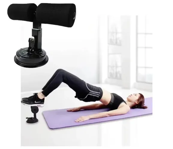 Suporte Abdominal Extensor com Ventosa Exercicio Barra de abdominais 
