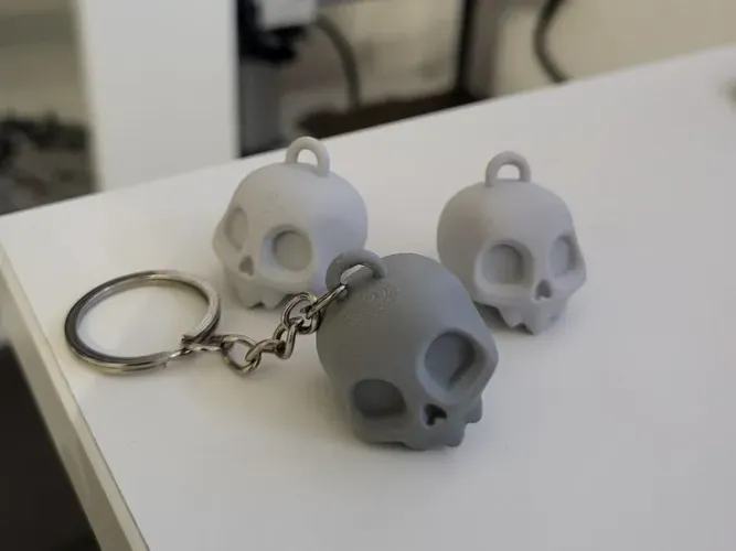 15 unidades de Chaveiro Mini Caveira - decoração, atacado, impressão 3D