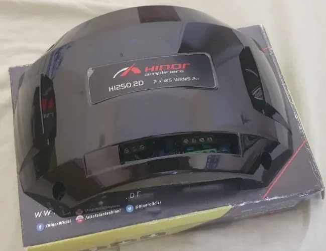 Módulo Amplificador Hinor HI250.2D 2 Canais 2 OHMS 250WRMS, Novo, Nota, Garantia