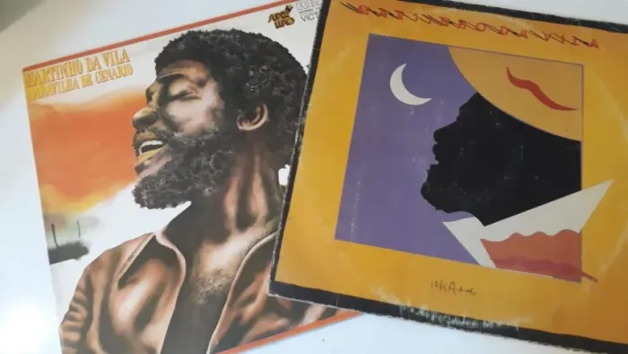 Martinho da Vila LPs Vinil Maravilha de Cenário (1975) e Martinho da Vila 1992 com Encarte