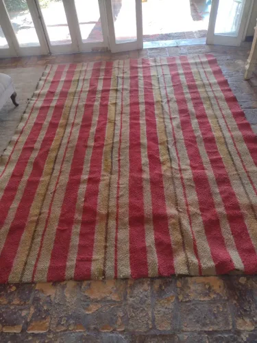 Tapete de lã moderno listado medidas, 2.7 x 2.3