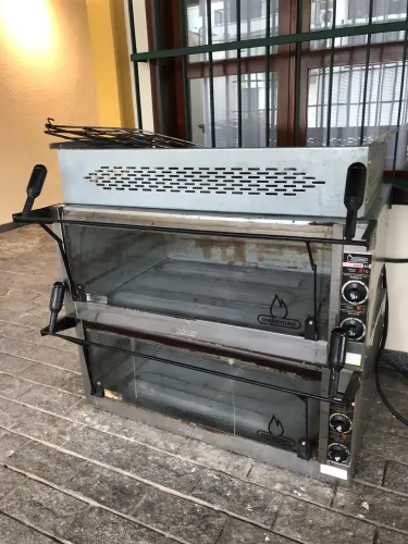Forno duplo de lastro metalmaq elétrico