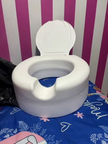Assento Vaso Elevado Alto 13,5 Idoso Pós Cirurgia C/Tampa 