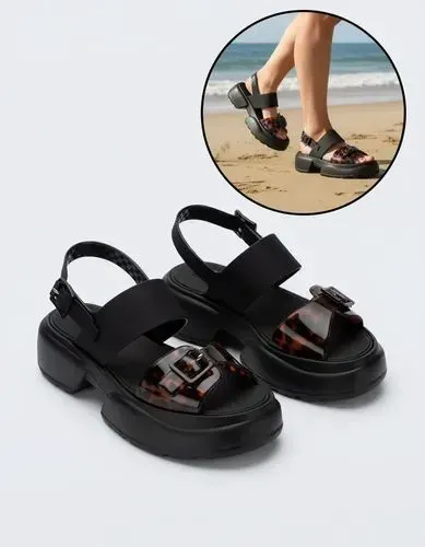 Sandália Melissa Push Plataforma Leve e Confortável 33/34