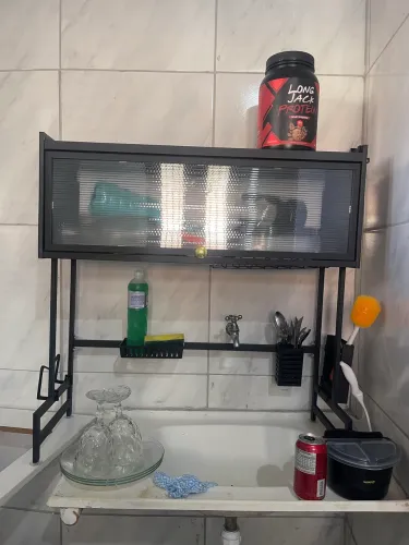 Escorredor de louças suspenso shopee