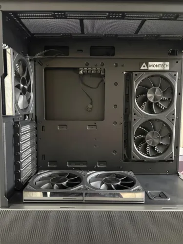 Gabinete Gamer Mid Tower Montech Sky Two, Vidro Temperado, com 5 Fans ARGB