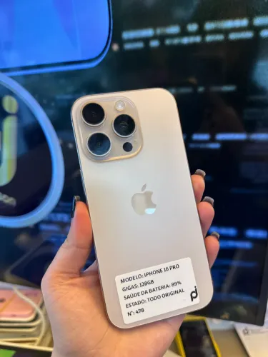 IPHONE 16 PRO 128GB - SEMINOVO