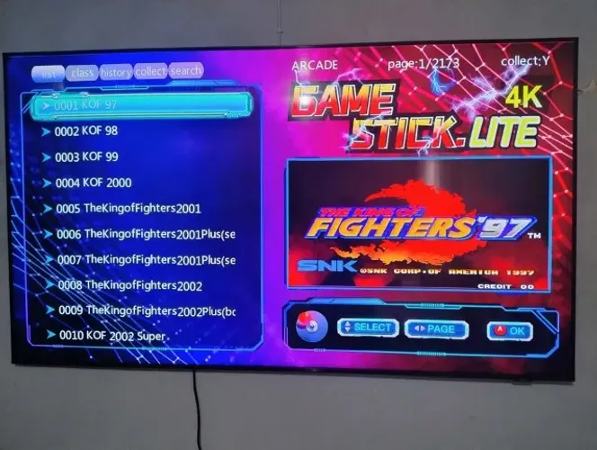 Videogame Stick 10mil 2 Controles Sem Fio