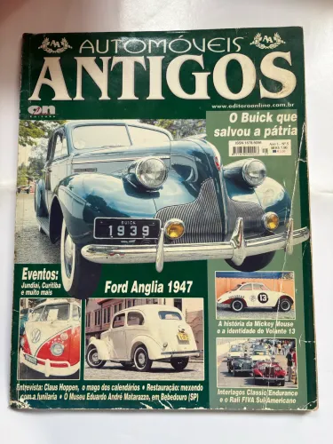 Revista Automóveis Antigos - Ano 1 Número 5 - Online Editora - Buick Ford Anglia