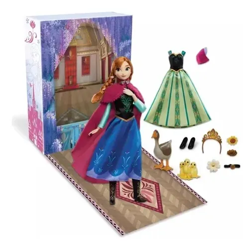 Boneca Anna Frozen que troca de roupa