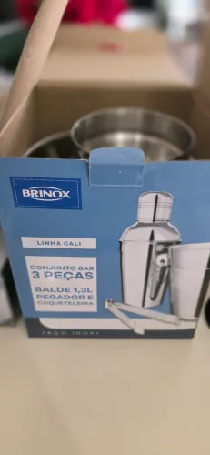 Kit Bar Brinox Linha Cali 3 Peças Inox