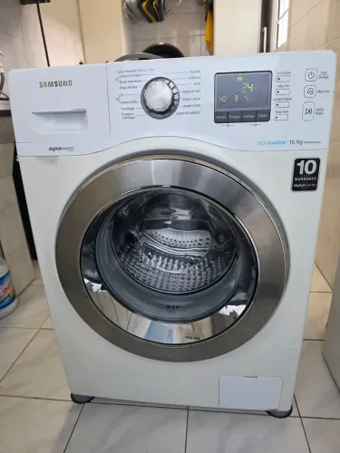 Máquina de lavar roupa samsung eco Bubble 10,1kg 127 V branca