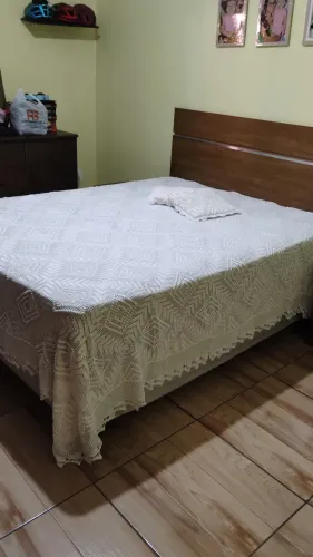 Colcha de crochê