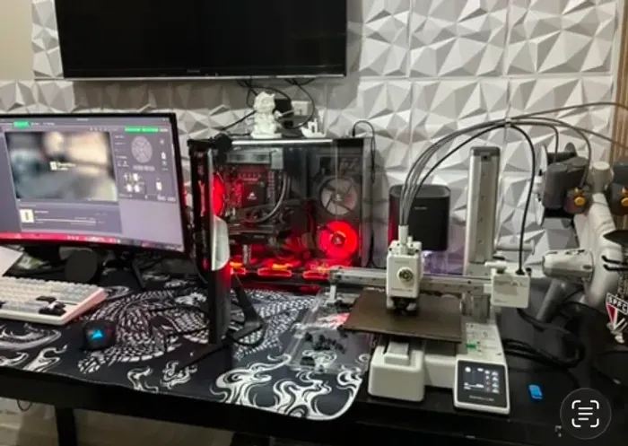 Impressora Bambu Lab A1 Mini com AMS (7 meses de uso)