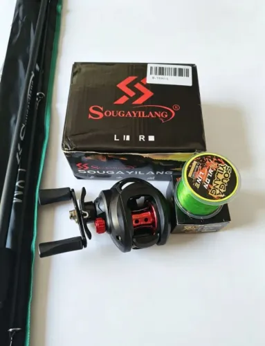 Vara de pesca com molinete sougayilang