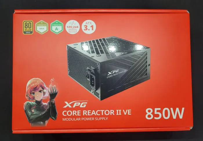 Fonte XPG Core Reactor II VE 850W - 80 Plus Gold Modular IMPECÁVEL!