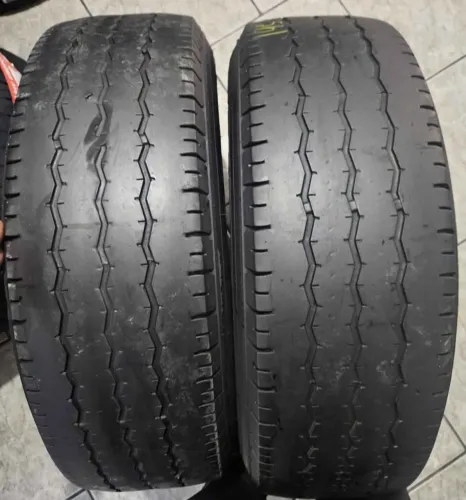 PAR DE PNEUS DE CARGA MEIA VIDA ARO 15 195/70R15C + MONTAGEM GRÁTIS!!!