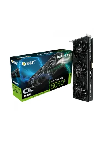 Placa de Vídeo Palit NVIDIA GeForce RTX 5060 Ti Infinity 3, 16GB, GDDR7, DLSS, Ray Tracing