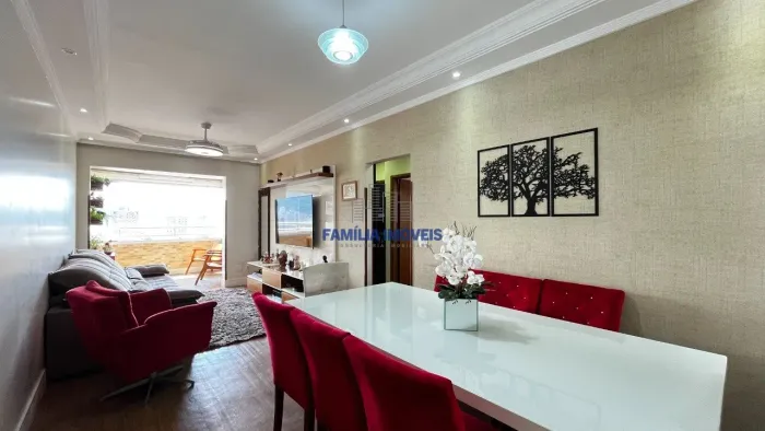 Apartamento á venda 3 Quartos 2 vagas demarcadas Pompeia Santos/SP