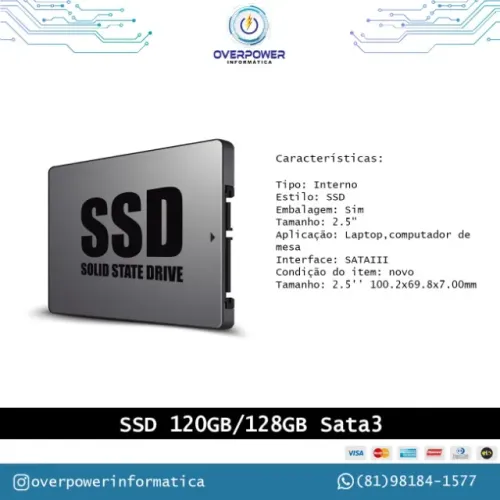 SSD Sata 128gb Kingfast - NOVO