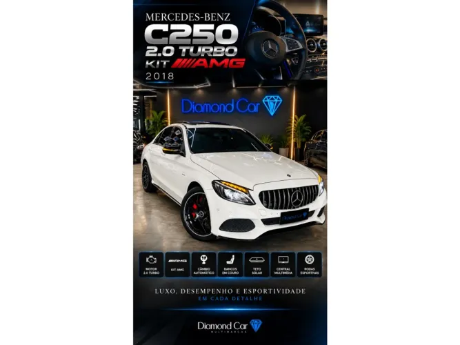 Mercedes-Benz C-250 Avantgarde 2.0 TB 211cv Aut. 2018