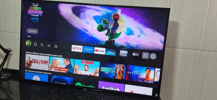 TV SMART 60 Samsung LED 4K Com Fire TV Amazon - Apps e Wi-Fi - Entrego