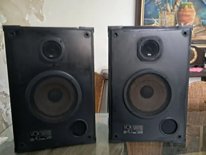 Caixas de som polyvox S40 vintage